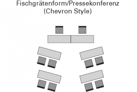 Bestuhlung für Pressekonferenz © Wien Work