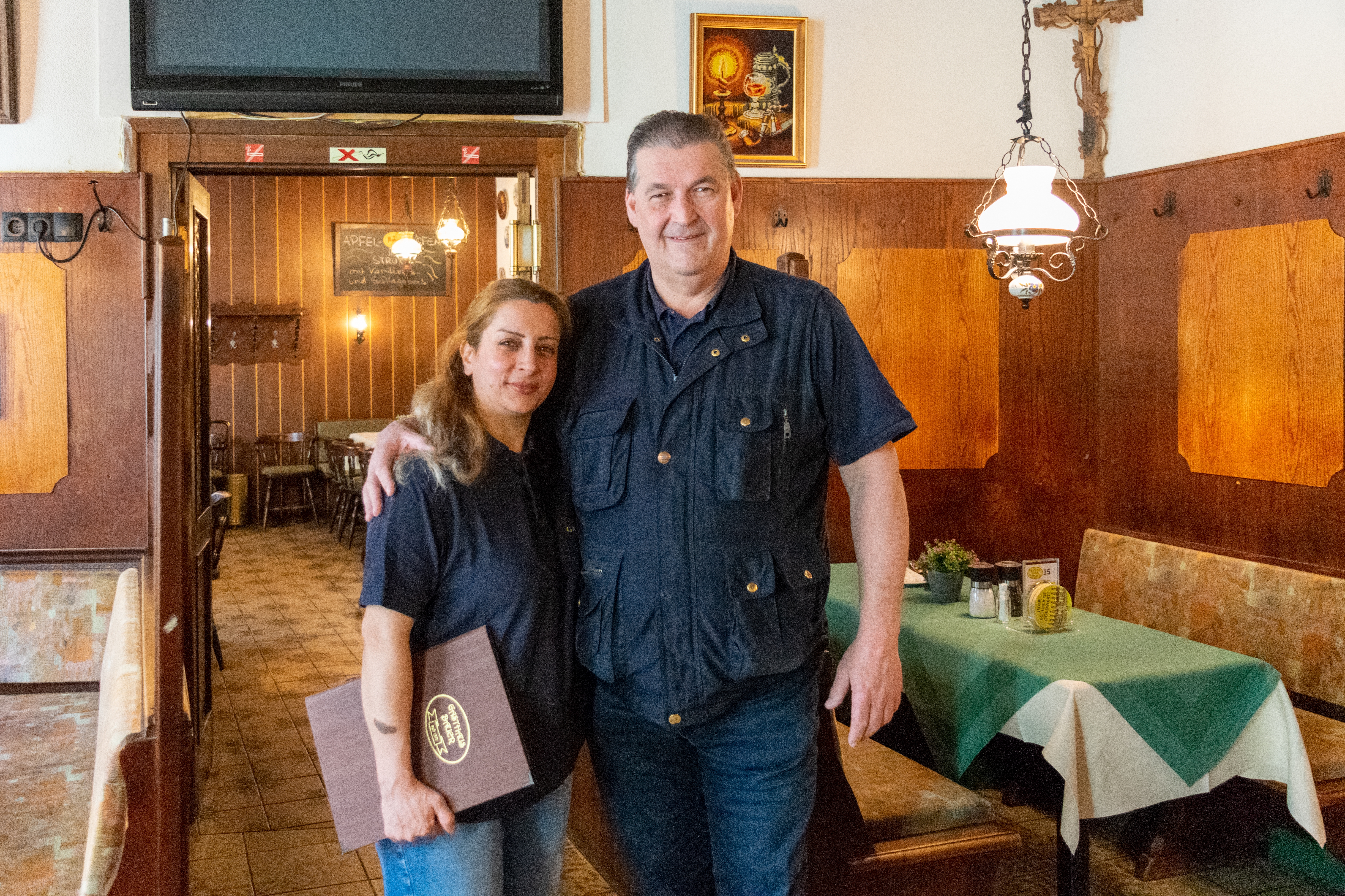 Leila mit ihrem Chef ©Anca Emanuela Teaca